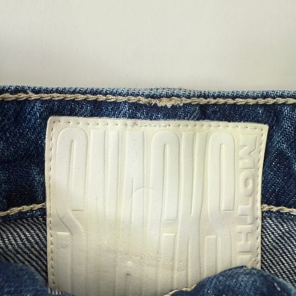 Mother SNACKS! The Rigatoni Sneak in Yes Chef Blue Size 29 NEW - Picture 8 of 10
